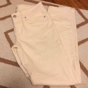 Cream loft pants